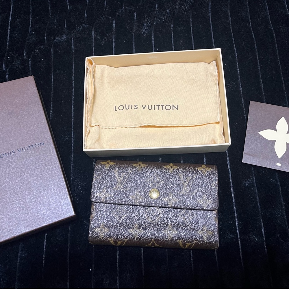 Louis Vuitton Classic Brown Monogram Wallet